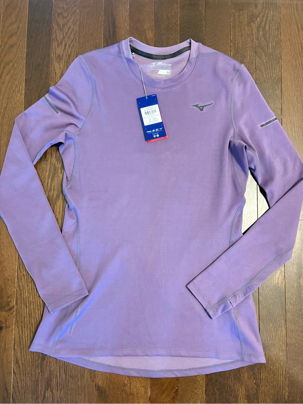 NWT Mizuno Breath Thermo Long Sleeve Performance Top Purple Women’s M
